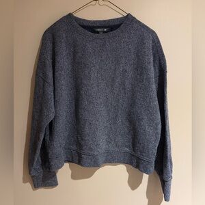 Toad & Co Crewneck Pullover Blue Size Medium Piling
